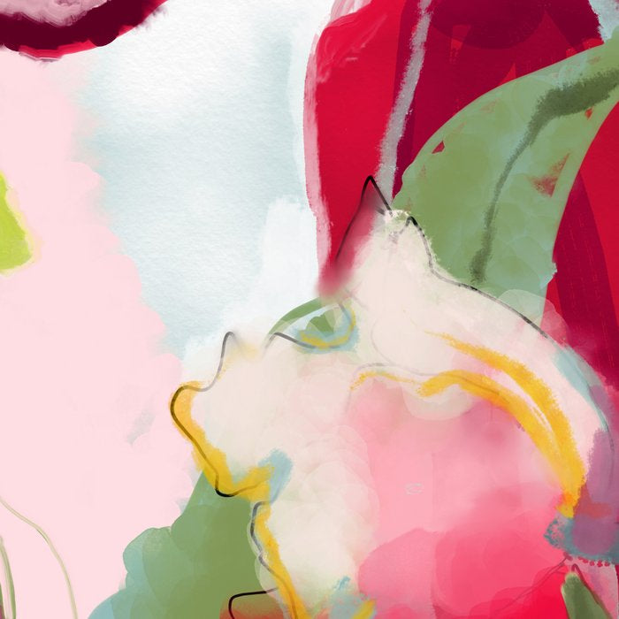 abstract floral bloom Coffee Mug Gallery Image 2