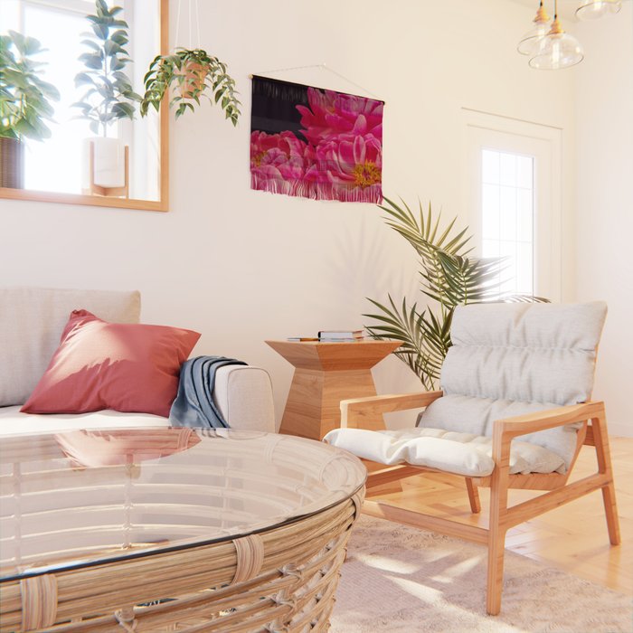 Hot Pink Peonies Wall Hanging Gallery Image 2