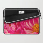 Hot Pink Peonies Laptop Sleeve Gallery Image 2