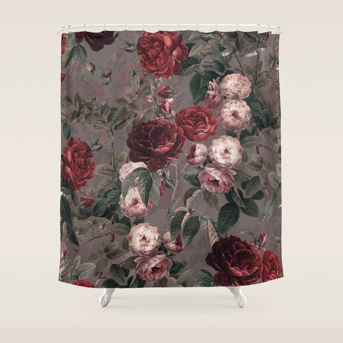 Roses in the Dark IV Shower Curtain Gallery Image 1