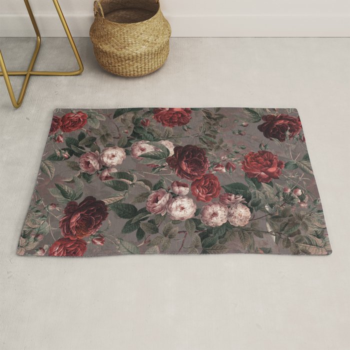 Roses in the Dark IV Rug Gallery Image 1