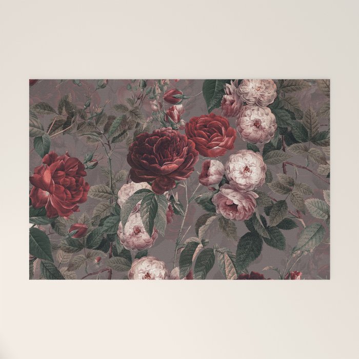 Roses in the Dark IV Welcome Mat Gallery Image 1