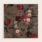 Roses in the Dark IV Wood Wall Art Gallery Image 1