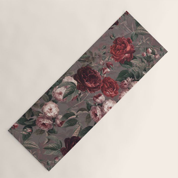 Roses in the Dark IV Yoga Mat Gallery Image 1