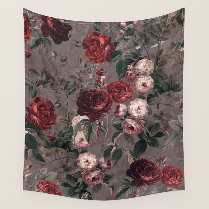 Roses in the Dark IV Wall Tapestry Gallery Image 4