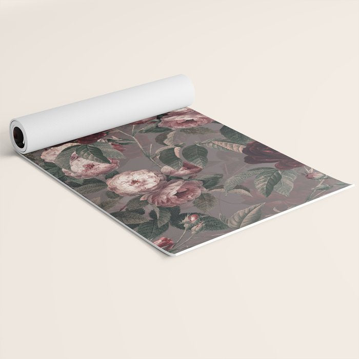 Roses in the Dark IV Yoga Mat Gallery Image 2