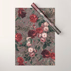 Roses in the Dark IV Wrapping Paper Gallery Image 1