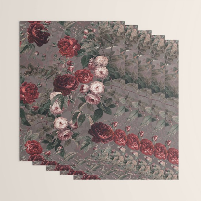 Roses in the Dark IV Wrapping Paper Gallery Image 3
