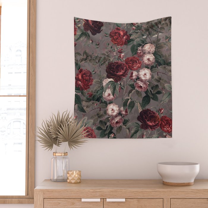Roses in the Dark IV Wall Tapestry Gallery Image 2