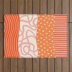Peach Pattern Cake | PATTERN 08: The Retro Edition Outdoor Rug Gallery Image 1