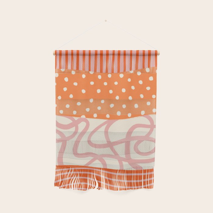 Peach Pattern Cake | PATTERN 08: The Retro Edition Wall Hanging Gallery Image 1