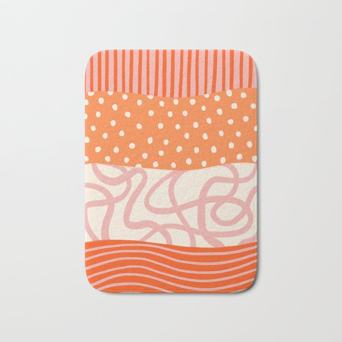 Peach Pattern Cake | PATTERN 08: The Retro Edition Bath Mat Gallery Image 1