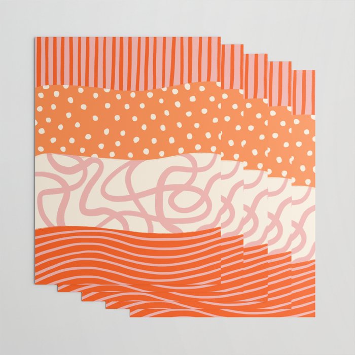 Peach Pattern Cake | PATTERN 08: The Retro Edition Wrapping Paper Gallery Image 3