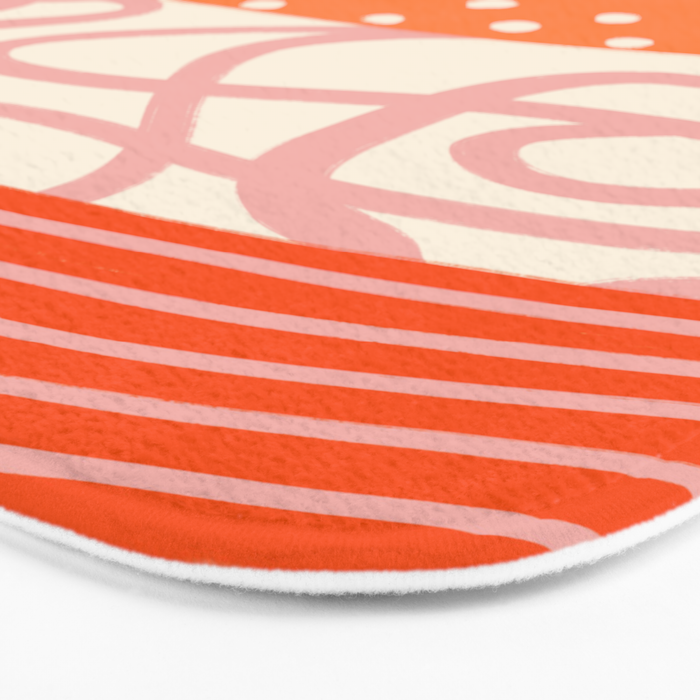 Peach Pattern Cake | PATTERN 08: The Retro Edition Bath Mat Gallery Image 3
