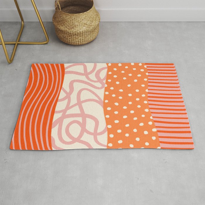 Peach Pattern Cake | PATTERN 08: The Retro Edition Rug Gallery Image 1