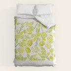 Oregon State Flower - Tall Oregon Grape Comforter Gallery Image 6