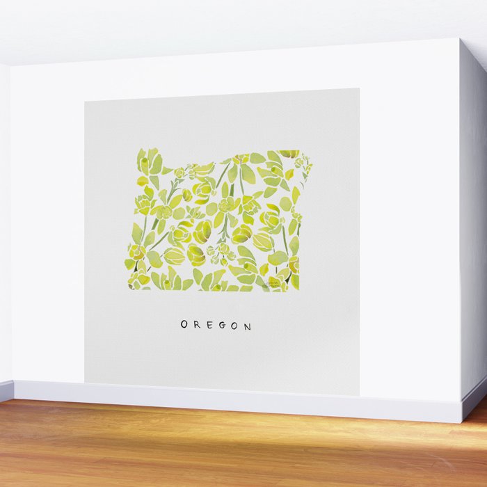 Oregon State Flower - Tall Oregon Grape Wall Mural Gallery Image 2