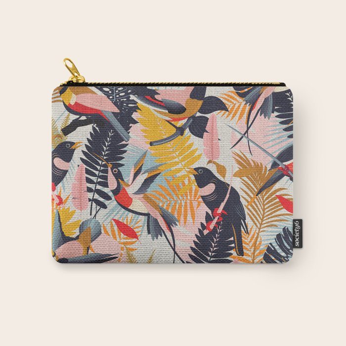 Paradise Birds II. Carry All Pouch Gallery Image 1