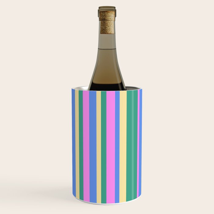Classic Stripes XV - 90s Pastel Wine Chiller Gallery Image 1
