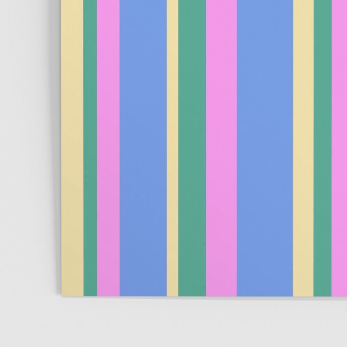 Classic Stripes XV - 90s Pastel Poster Gallery Image 3