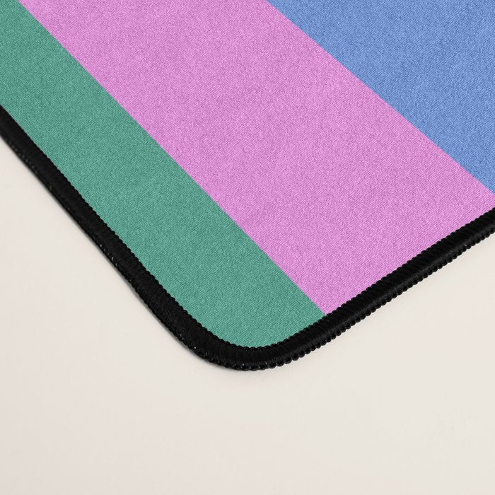 Classic Stripes XV - 90s Pastel Desk Mat Gallery Image 4