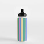 Classic Stripes XV - 90s Pastel Water Bottle Gallery Image 2