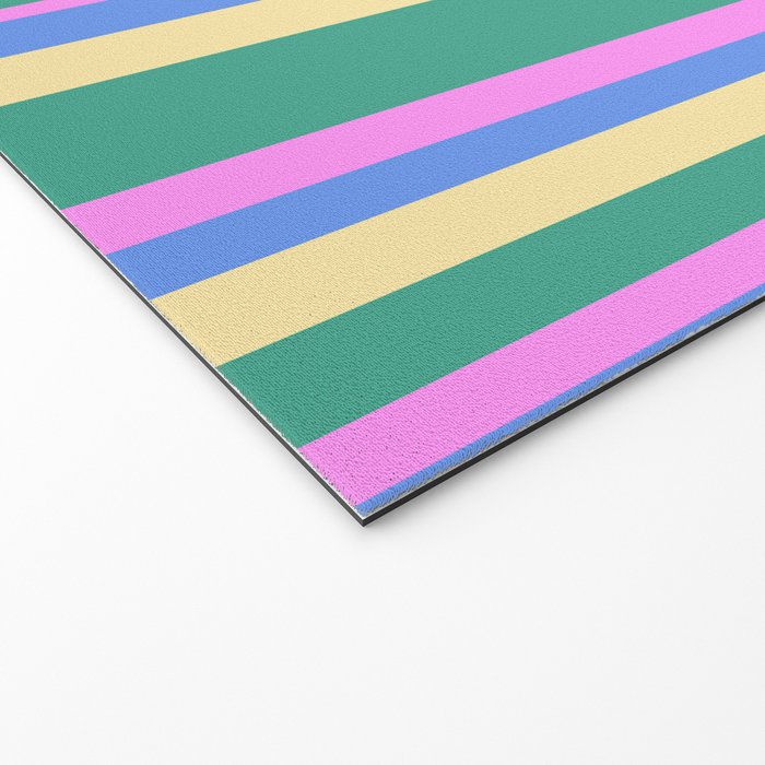 Classic Stripes XV - 90s Pastel Welcome Mat Gallery Image 2