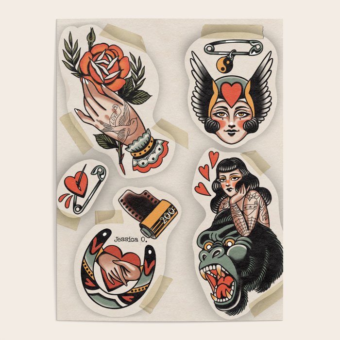 Tattoo flash Poster Gallery Image 1