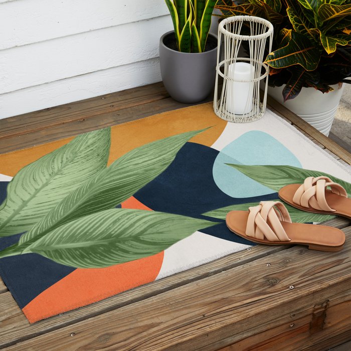 Nature Geometry VIII Outdoor Rug Gallery Image 2