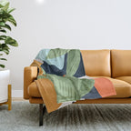 Nature Geometry VIII Throw Blanket Gallery Image 1