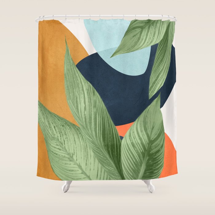 Nature Geometry VIII Shower Curtain Gallery Image 1