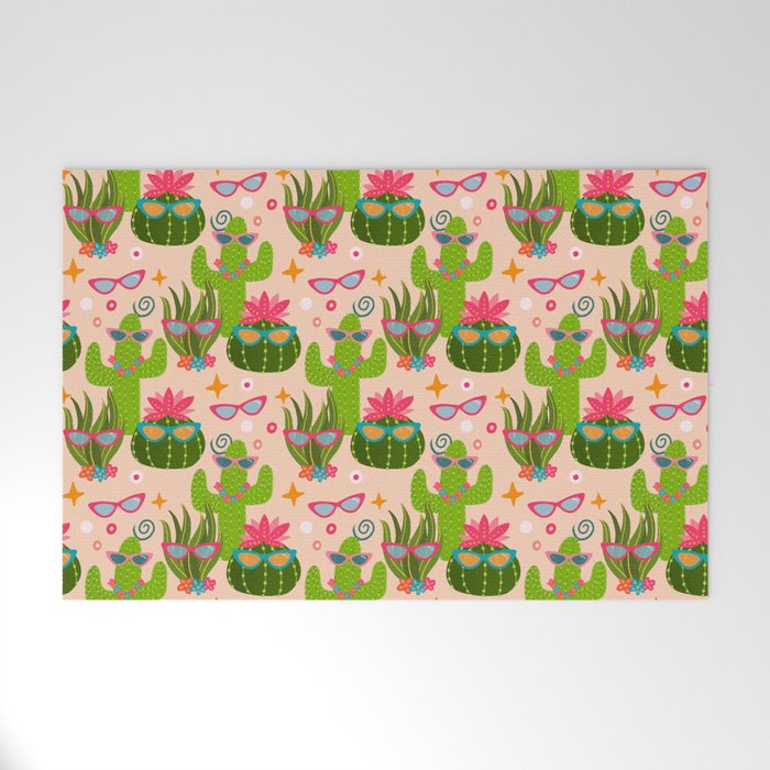 Cactus fiesta Welcome Mat Gallery Image 1