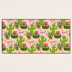 Cactus fiesta Desk Mat Gallery Image 3