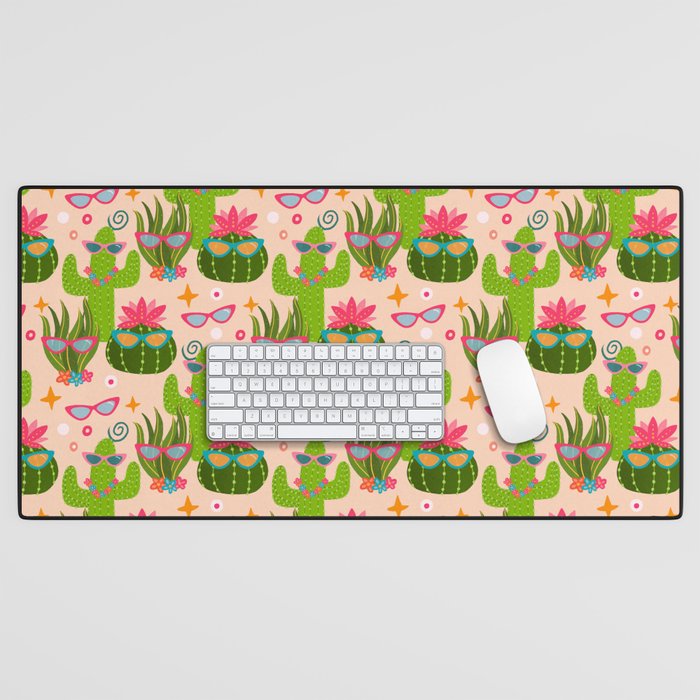 Cactus fiesta Desk Mat Gallery Image 1