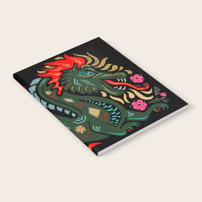 Dragon - Red, Black, Green Notebook Gallery Image 2