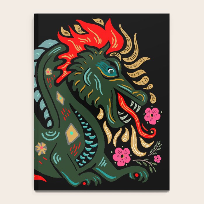 Dragon - Red, Black, Green Notebook Gallery Image 4