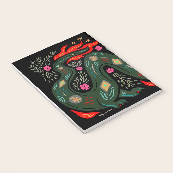 Dragon - Red, Black, Green Notebook Gallery Image 3