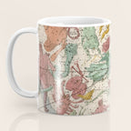 Libra Antique Astrology Zodiac Pictorial Map Coffee Mug Gallery Image 3