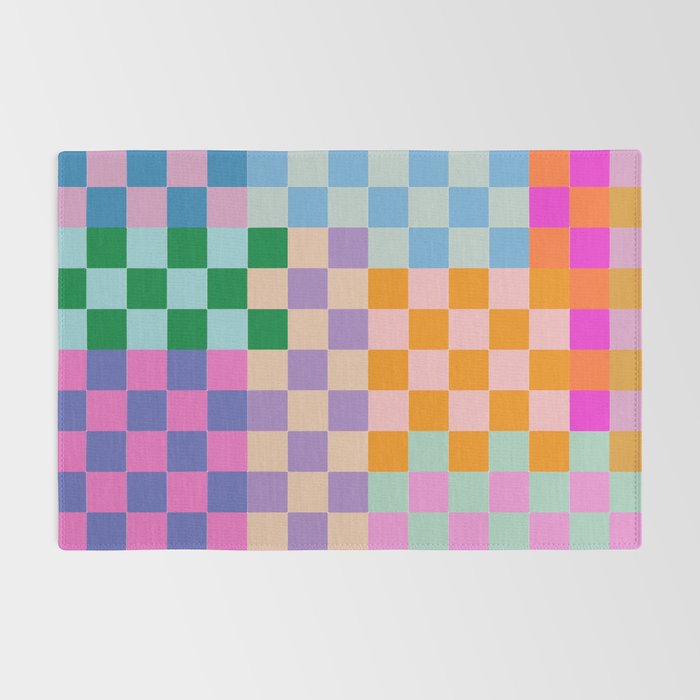 Checkerboard Collage Rug Gallery Image 2