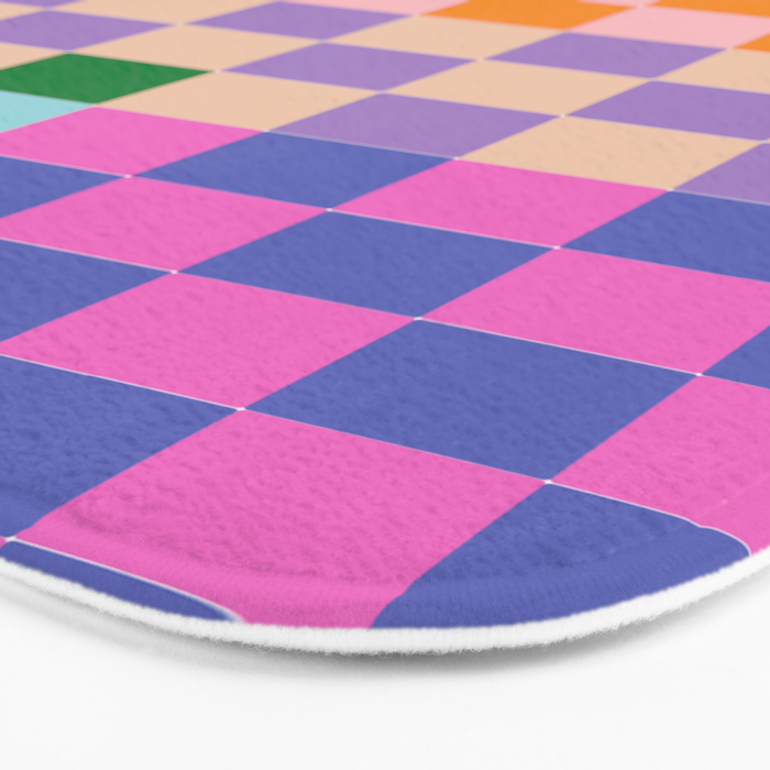 Checkerboard Collage Bath Mat Gallery Image 3