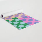 Checkerboard Collage Yoga Mat Gallery Image 2