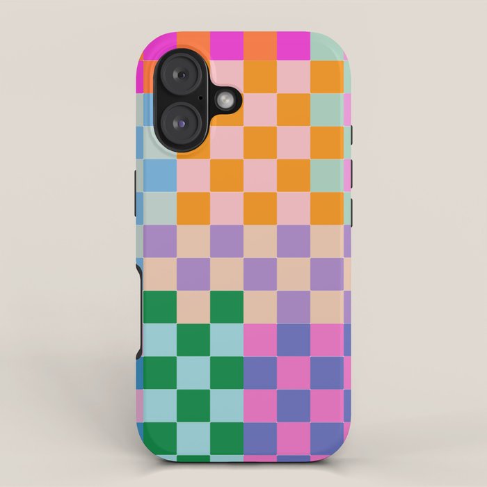 Checkerboard Collage iPhone Case Gallery Image 1