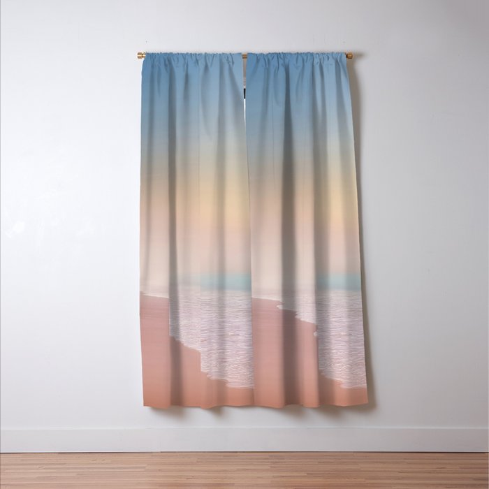 Pink Sunset Window Curtain Gallery Image 3
