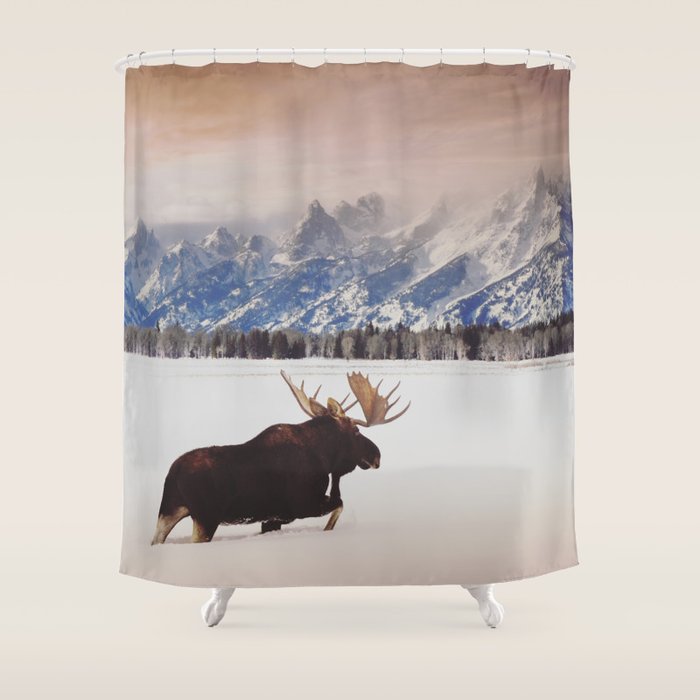Grand Tetons Wanderer Shower Curtain Gallery Image 1