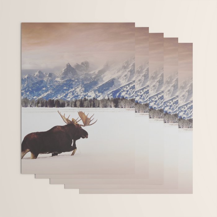 Grand Tetons Wanderer Wrapping Paper Gallery Image 3