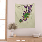Minhwa : Grapevine Type (Korean traditional/folk art) Wall Tapestry Gallery Image 2