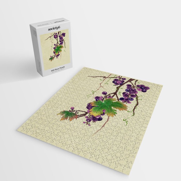 Minhwa : Grapevine Type (Korean traditional/folk art) Jigsaw Puzzle Gallery Image 2