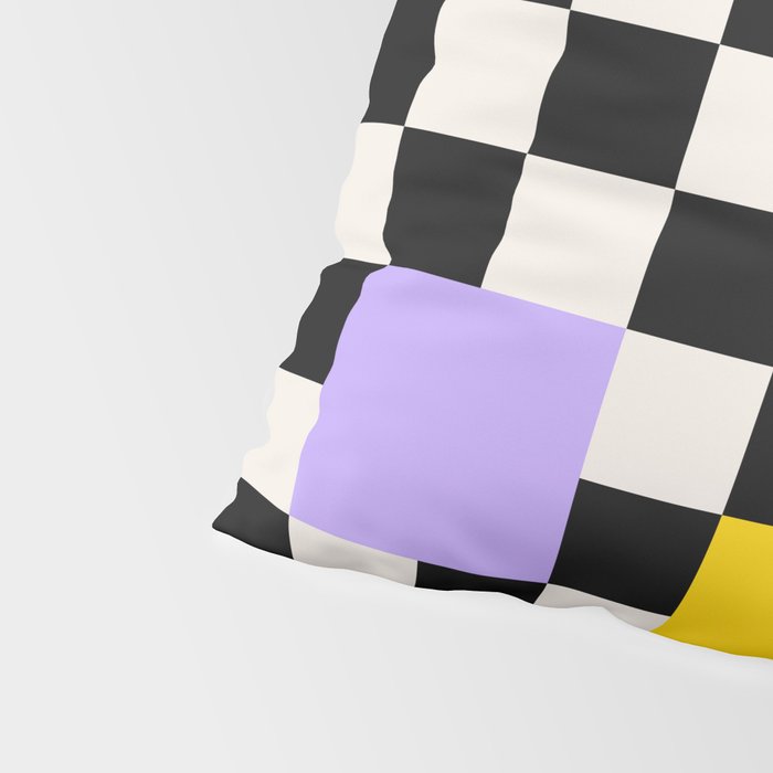Patchwork: Bauhaus Check Edition Pillow Sham Gallery Image 4