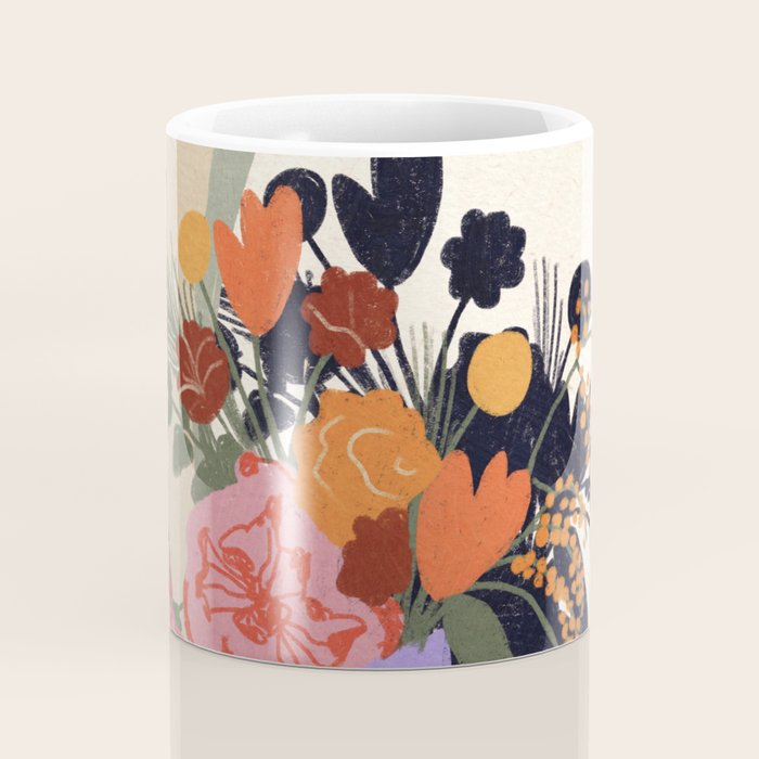 Flowers in the mirror #2 Coffee Mug Gallery Image 4