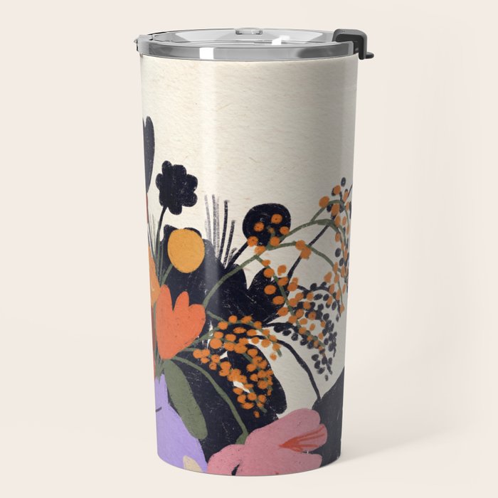 Flowers in the mirror #2 Travel Mug Gallery Image 2